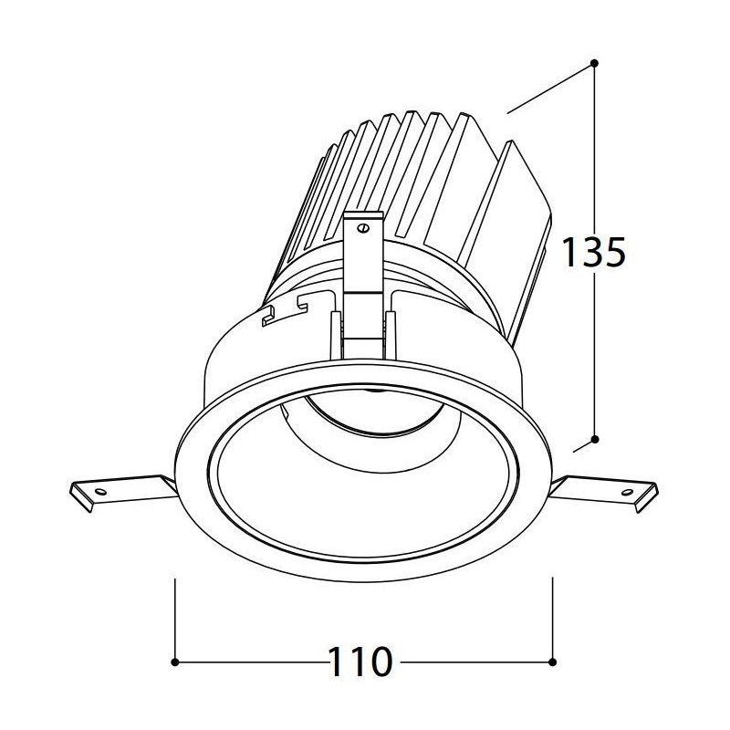 Tal Lighting MIX 26W ROUND FLEX Einbaustrahler