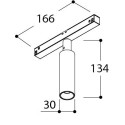TAL NOBEL ELBOW TRACK 48V SINGLE track lighting