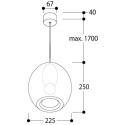 TAL OLIJF SUSPENSION E27 suspension lamp