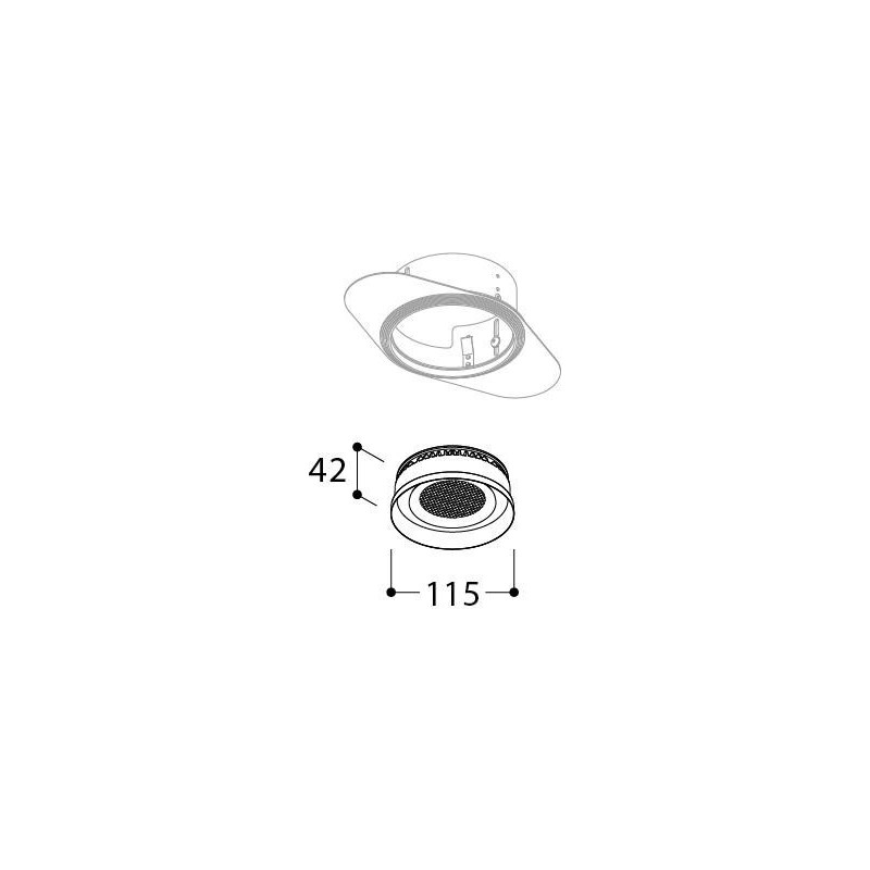 Tal Lighting ORBITAL BASIC TRIMLESS THROUGH FLOW LOOK Einbaustrahler