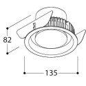 TAL ORBITAL IP65 LEAF - FLOW CONTROL - recessed spot