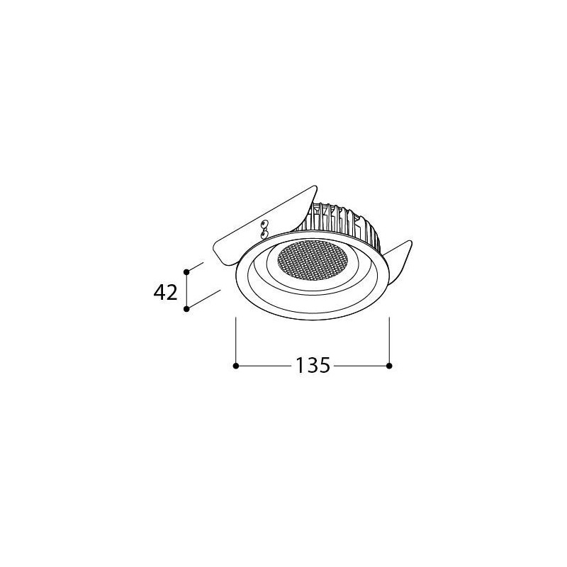 Tal Lighting ORBITAL IP65 LEAF - THROUGH FLOW LOOK Einbaustrahler