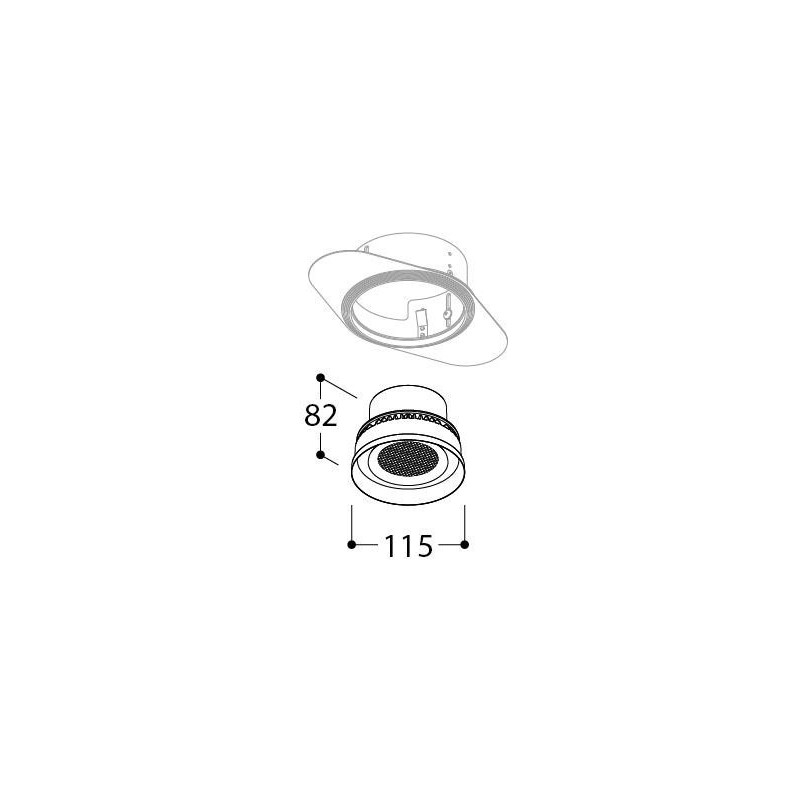 Tal Lighting ORBITAL IP65 TRIMLESS - THROUGH FLOW Einbaustrahler