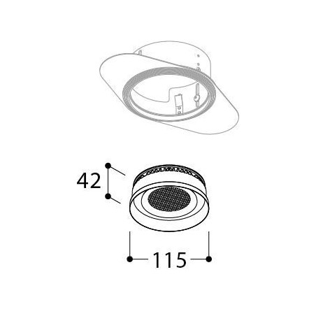 TAL ORBITAL IP65 TRIMLESS - THROUGH FLOW LOOK - recessed spot
