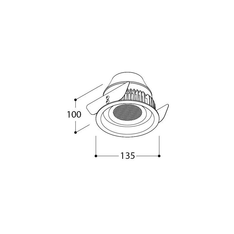Tal Lighting ORBITAL LEAF SPEAKER Einbaustrahler