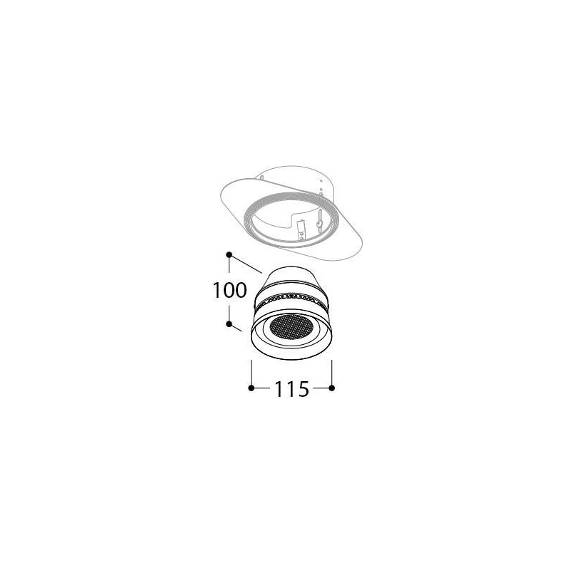 Tal Lighting ORBITAL TRIMLESS SPEAKER Einbaustrahler