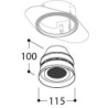 Tal Lighting ORBITAL TRIMLESS SPEAKER Einbaustrahler