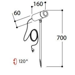 TAL PULSAR PIN garden pole