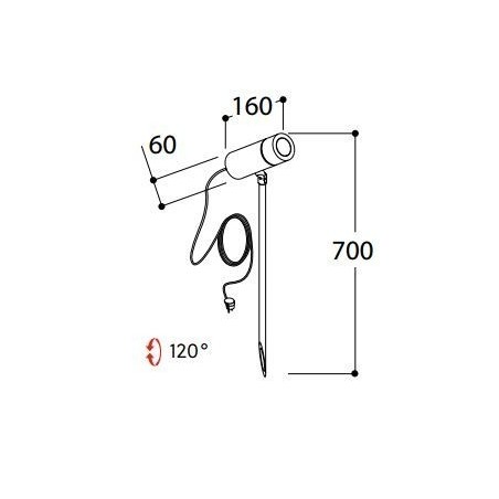 TAL PULSAR PIN garden pole