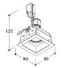 Tal Lighting QUAD 1 GU10 TORSION Einbaustrahler