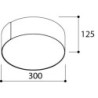 Tal Lighting ROLLO 300 Surface Mounted Deckenlampe