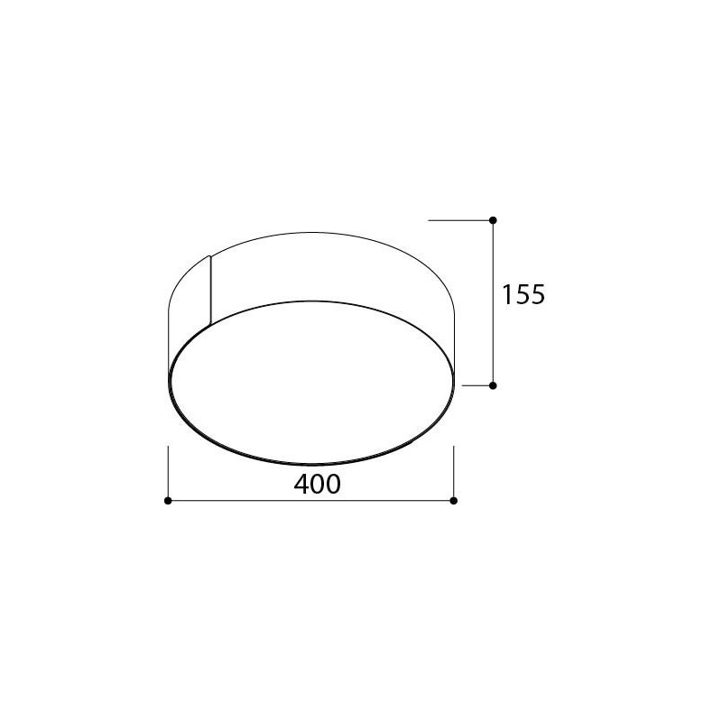 Tal Lighting ROLLO 400 Surface Mounted Deckenlampe