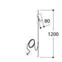 TAL ROSEAU LUX M garden pole