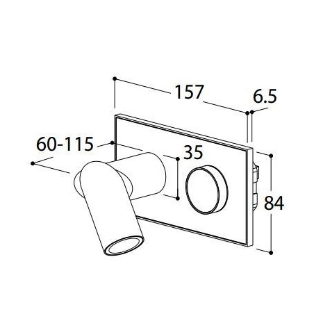 TAL Select 1DMicroscoop Universal + Microscoop wall lamp