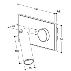 TAL Select 1DNobel Universal + Nobel wall lamp
