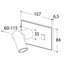 Tal Lighting Select 1TMicroscoop 24V-250V push button Wandlampe
