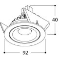 TAL SIMPLON BEAUFORT LEAF ceiling lamp