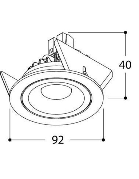 TAL SIMPLON BEAUFORT LEAF ceiling lamp