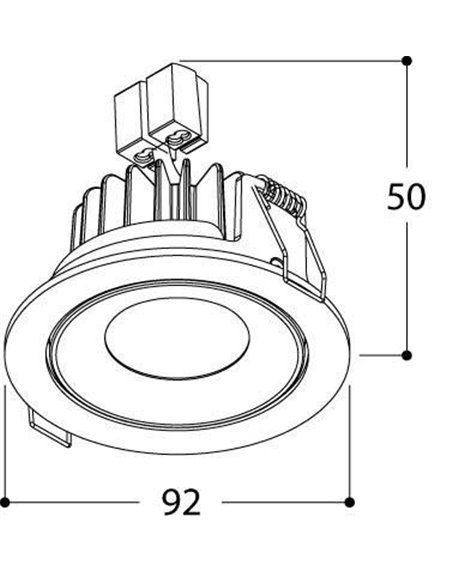 Tal Lighting SIMPLON HALOLED TORSION Deckenlampe