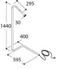 Tal Lighting SNAKE LUX M DIMMER ON MAINSCORD Stehlampe