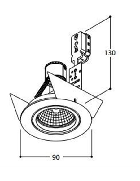 Tal Lighting SOLID ROUND GU10 Deckenlampe