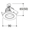Tal Lighting SOLID ROUND HALOLED Deckenlampe