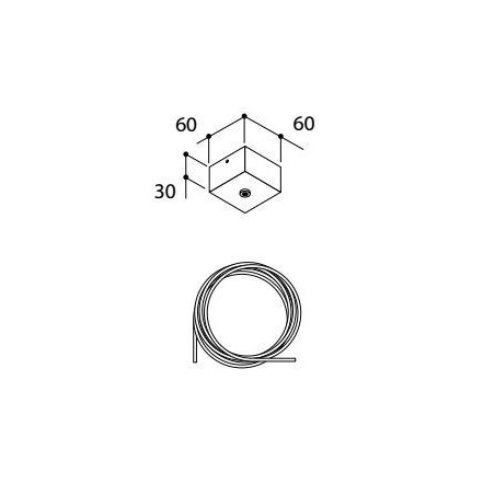 TAL SURFACE TRACK 3F - BASE + CABLE 1.5m 