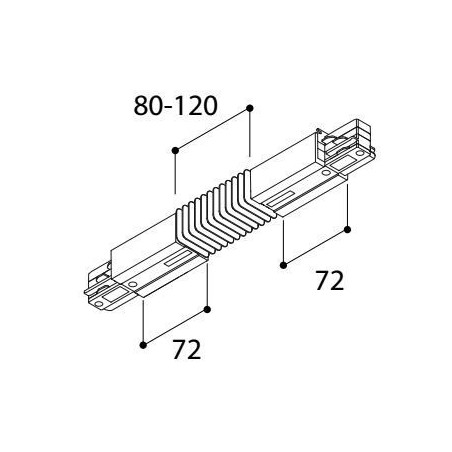 TAL SURFACE TRACK 3F - FLEX COUPLER 