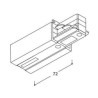 TAL LIGHTING SURFACE TRACK 3F - LIVE END - EARTH CONTACT LEFT