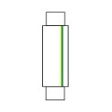 TAL SURFACE TRACK 3F - STRAIGHT COUPLER 