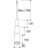 Tal Lighting TELESCOOP Suspended M10 mains dimm Hängelampe