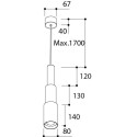 TAL TELESCOOP Suspended mains dimm suspension lamp