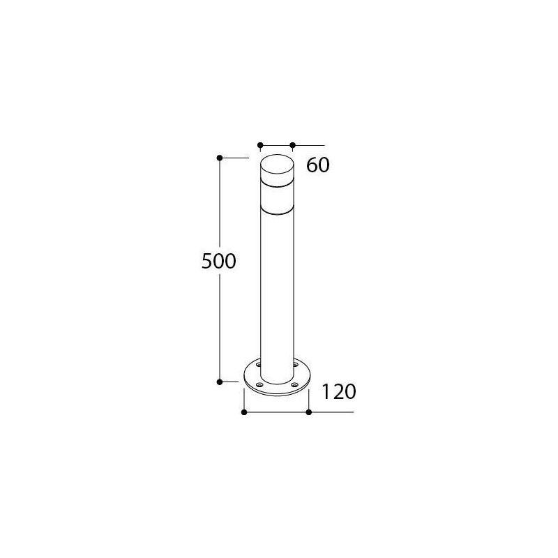 Tal TOOTEM 500 BEACON LUXEON M CI Pollerleuchte