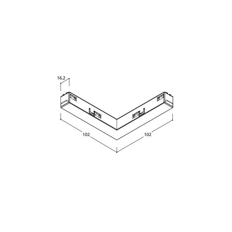 TAL LIGHTING TRACK 48V - CORNER COUPLER