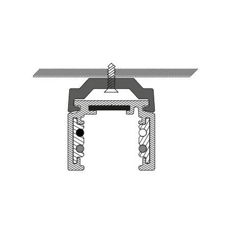 TAL TRACK 48V SURFACE - CEILING FIXATION CLIP 