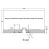 TAL LIGHTING TRACK 48V TRIMLESS - FIXATION BRACKET / SET OF 2 PCS.