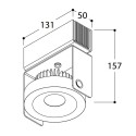 TAL WODAN SURFACE 1xBEAUFORT² MAINS DIMMABLE wall lamp