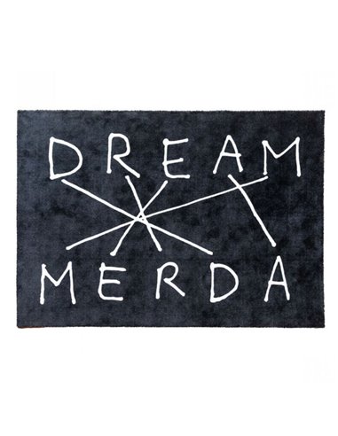 Seletti Connection Carpet - Dream/Merda Black Big