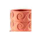 Seletti Magna Graecia Terracotta Vase With Saucer - Onda