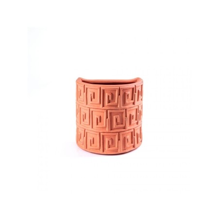 Seletti Magna Graecia Terracotta Wall Vase - Greche