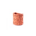 Seletti Magna Graecia Terracotta Wall Vase - Greche