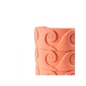 Seletti Magna Graecia Terracotta Wall Vase - Onde