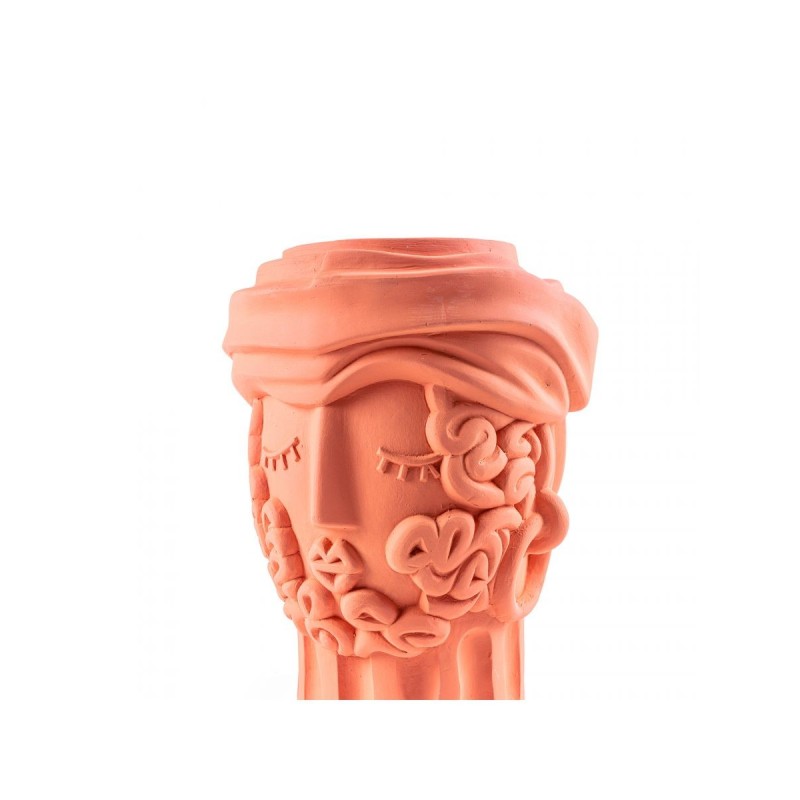 Seletti Magna Graecia Terracotta vase - Man