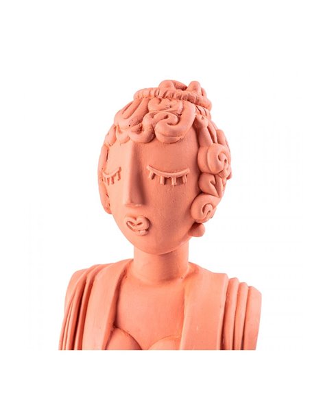 Seletti Magna Graecia Terracotta Bust Poppea home accessory