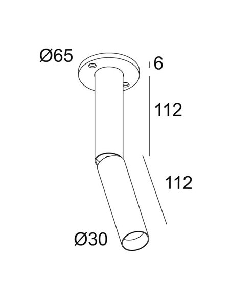 Delta Light NEEDLE 1 OK Ceiling light