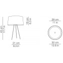 Kundalini TRIPOD TABLE Table lamp