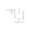 Kundalini KUSHI XL SUSPENSION Pendant lamp