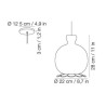 Kundalini OPYO SUSPENSION Pendant lamp