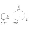 Kundalini Bolha suspension lamp