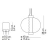 Kundalini Bolha suspension lamp